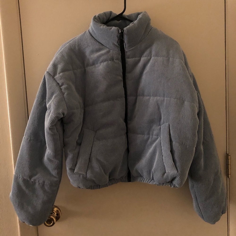 Brand NEW Plush Sky Blue Jacket